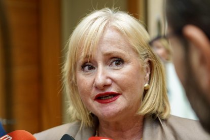 La portavoz del PP en las Cortes de Castilla y León, Leticia García.