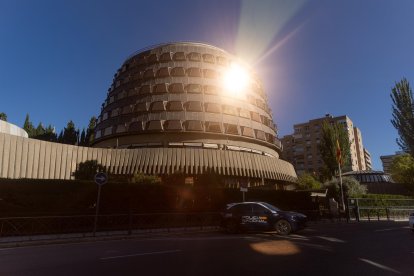 Fachada de la sede del Tribunal Constitucional de España.