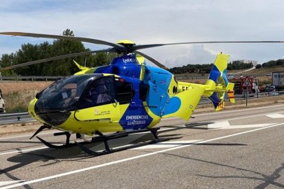 Helicóptero medicalizado de Sacyl.