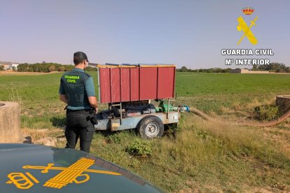 Dos detenidos por robos, hurtos y receptación en explotaciones agrícolas de la provincia de Palencia.