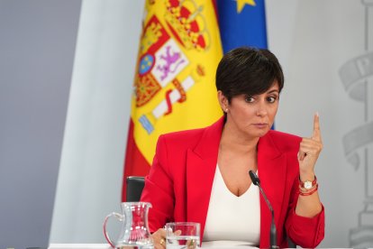 La ministra de Vivienda y Agenda Urbana, Isabel Rodríguez,.