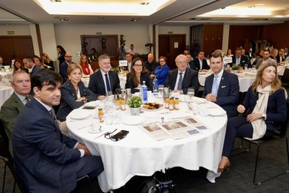 Un momento del Club de Prensa de El Mundo de Castilla y León sobre empresa, inversión y territorio