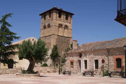 Plaza Mayor de Sotosalbos, en Segovia