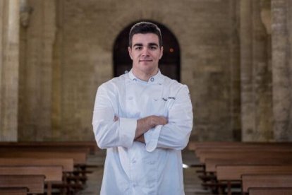 Andoni Sánchez, jefe de cocina y segunda generación del restaurante Villa de Frómista (Palencia)