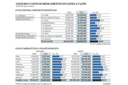 Consumo y coste de medicamentos en Castilla y León