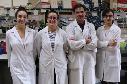 Parte del equipo de investigación