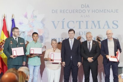 El presidente de la Junta de Castilla y León, Alfonso Fernández Mañueco, participa en los actos conmemorativos del Día de Recuerdo y Homenaje a las Víctimas del Terrorismo de Castilla y León.