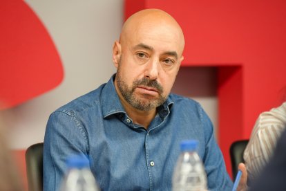 El secretario general de UGT en Castilla y León Óscar Lobo, en una imagen de archivo.