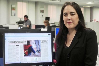 La redactora jefe de El Mundo de Castilla y León, Alicia Calvo, ganadora del Premio Cossío de Prensa 2025.