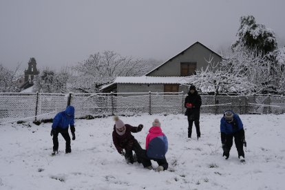 Temporal de nieve por la borrasca 'Ingrid' en El Bierzo