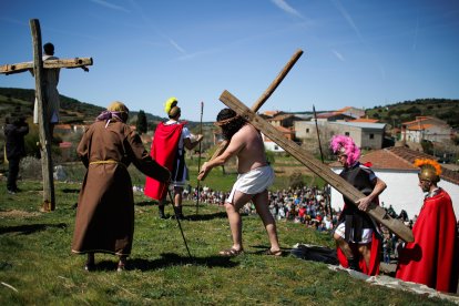 Representación de La Pasión Viviente en Serradilla del Arroyo (Salamanca)