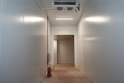 La empresa agroalimentaria Cascajares, que sufriera un incendio que destruyó por completo la fábrica, está construyendo una nueva factoría mas grande junto a la anterior. -ICAL