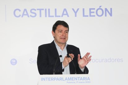 El presidente del PP de Castilla y León, Alfonso Fernández Mañueco, y el vicesecretario Nacional de Coordinación Autonómica y Local del PP, Pedro Rollán, participan en la Interparlamentaria del PPCyL, junto a más de 60 parlamentarios autonómicos y nacionales. ICAL