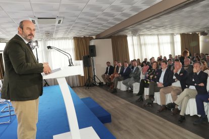 El presidente del PP de Castilla y León, Alfonso Fernández Mañueco, y el vicesecretario Nacional de Coordinación Autonómica y Local del PP, Pedro Rollán, participan en la Interparlamentaria del PPCyL, junto a más de 60 parlamentarios autonómicos y nacionales. ICAL