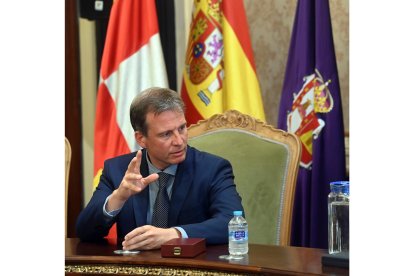 Borja Suárez, nuevo presidente de la Diputación Provincial de Burgos.- ICAL