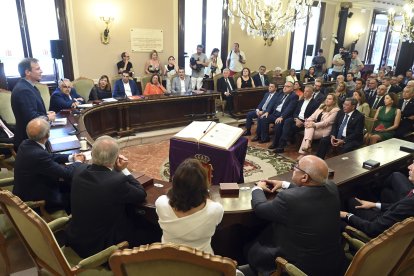 Borja Suárez, nuevo presidente de la Diputación Provincial de Burgos.- ICAL