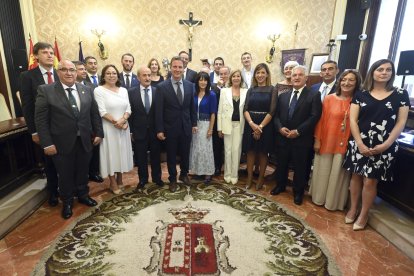 Borja Suárez, nuevo presidente de la Diputación Provincial de Burgos.- ICAL