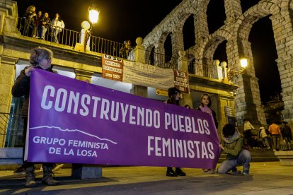 Manifestaciones por el Día Internacional de la Eliminación de la Violencia hacia las Mujeres en Segovia. - ICAL