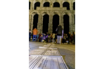 Manifestaciones por el Día Internacional de la Eliminación de la Violencia hacia las Mujeres en Segovia. - ICAL