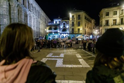 Manifestaciones por el Día Internacional de la Eliminación de la Violencia hacia las Mujeres en Segovia. - ICAL