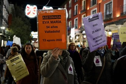 Manifestaciones por el Día Internacional de la Eliminación de la Violencia hacia las Mujeres en Valladolid. - ICAL