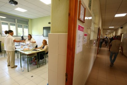 Votaciones a las Cortes Generales en los colegios electorales de Ponferrada