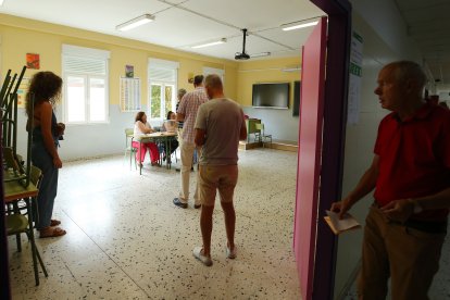 Votaciones a las Cortes Generales en los colegios electorales de Ponferrada