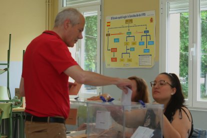 Votaciones a las Cortes Generales en los colegios electorales de Ponferrada