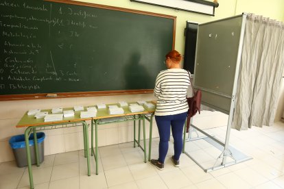 Votaciones a las Cortes Generales en los colegios electorales de Ponferrada