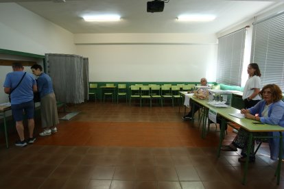 Votaciones a las Cortes Generales en los colegios electorales de Ponferrada