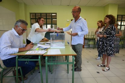 Votaciones a las Cortes Generales en los colegios electorales de Ponferrada