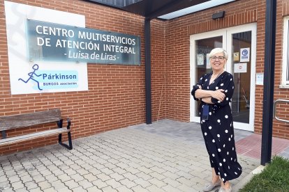 La presidenta de la Asociación Parkinson Burgos, María Jesús Delgado. ICAL
