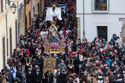 Imagen de archivo de la Procesión de La Dolorosa en León. -ICAL