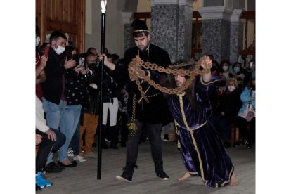 Imagen de archivo del Acto de las Tres Caídas en Almanza. -DIARIODELEÓN
