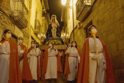 Imagen de archivo de la Procesión de las Tres Vírgenes de Angustias en Villafranca del Bierzo. -GOOGLE