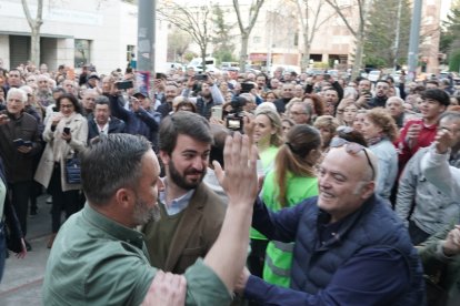 Acto político de Vox en Valladolid con la presencia de Santiago Abascal. ICAL