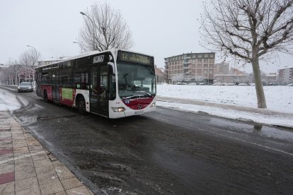 Las nevadas cubren la ciudad de León.- ICAL