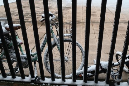 La primera nevada del año en Burgos.- ICAL