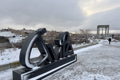 Resultado de las nevadas en Ávila.- ICAL