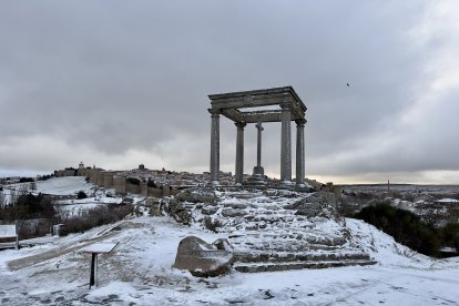 Resultado de las nevadas en Ávila.- ICAL