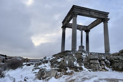Resultado de las nevadas en Ávila.- ICAL
