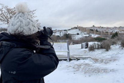 Resultado de las nevadas en Ávila.- ICAL
