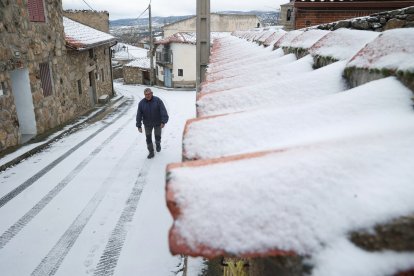 Nevada en el municipio de Casas del Puerto en Ávila.- ICAL