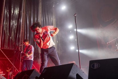 Celebración del festival Músicos en la Naturaleza 2023. Un momento de la actuación del grupo Carolina Durante. -ICAL