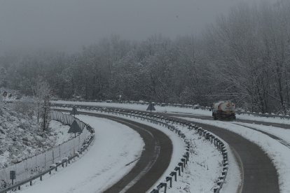 Temporal de nieve en el Bierzo.- ICAL