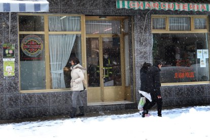 Nieve en el municipio de Guardo en el norte de Palencia.- ICAL