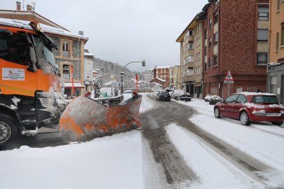 Nieve en el municipio de Guardo en el norte de Palencia.- ICAL