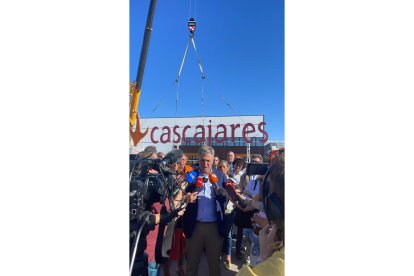 Reconstrucción de Cascajares.- E. M.