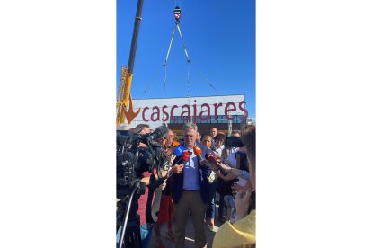Reconstrucción de Cascajares.- E. M.