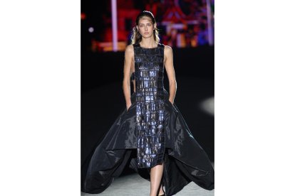 Defile de la diseñadora Salmantina, Fely Campo en la Mercedes Fashion Week.- ICAL